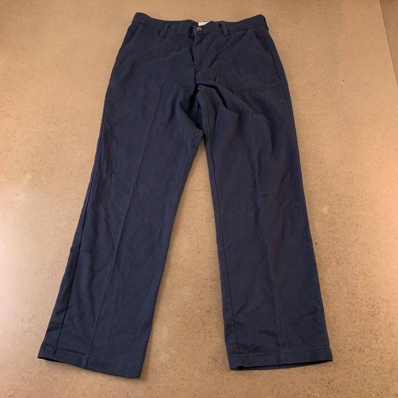 St. John's Bay Other - St. John's Bay Mens Straight Leg Pants Blue Stretch Flat Front 30 x 30 New